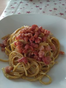 Spaghetti alla mascarbonara
